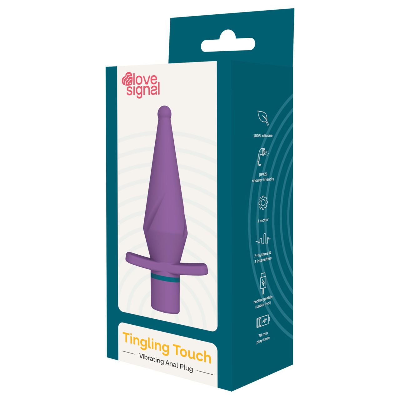 Dreamtoys Love Signal - vibráló anál plug (lila) Dreamtoys Love Signal - vibráló anál plug (lila)