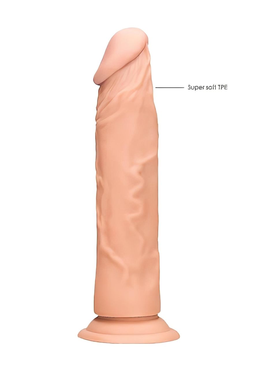 RealRock Dong 10 - élethű dildó (25 cm, testszínű)