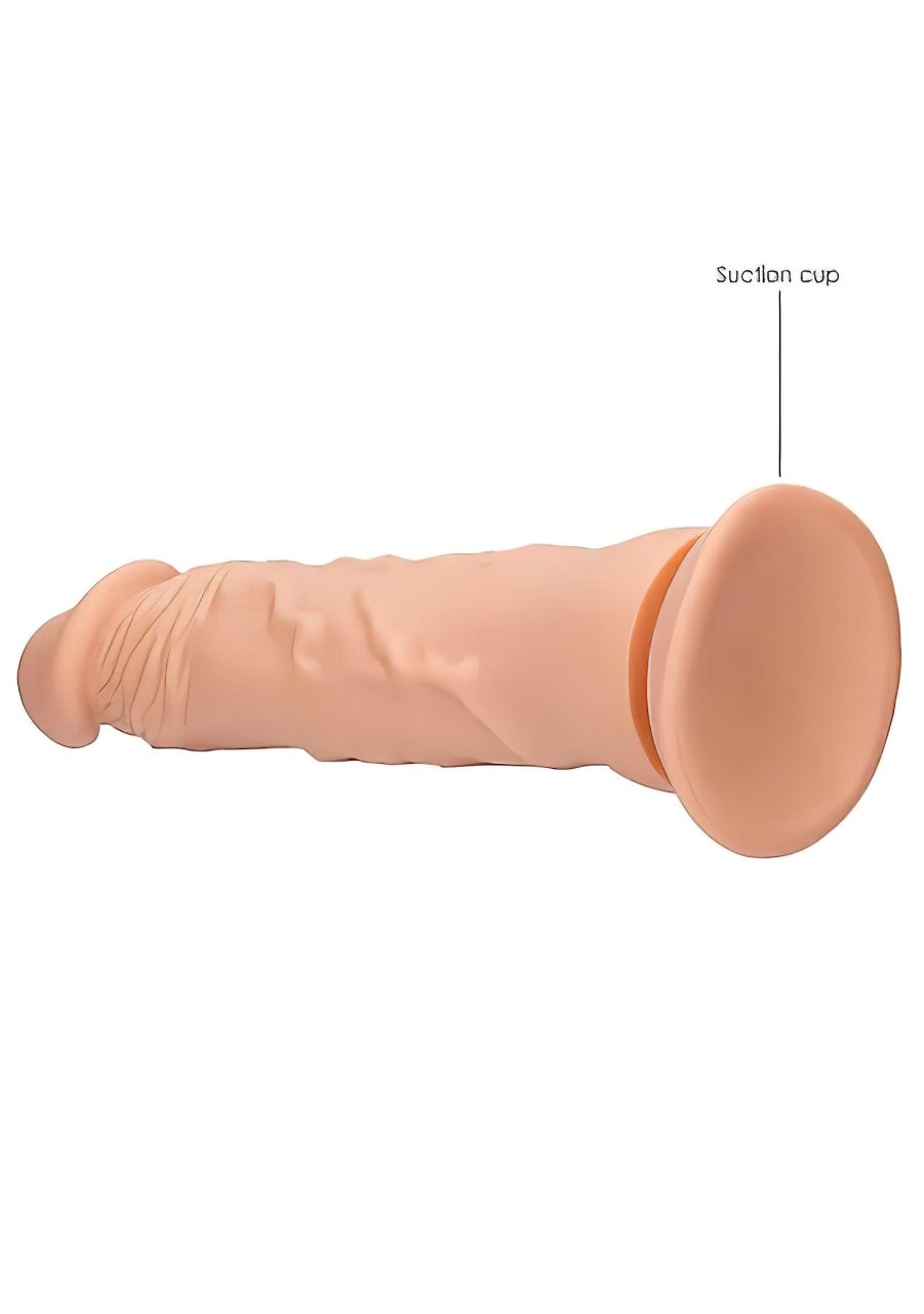 RealRock Dong 10 - élethű dildó (25 cm, testszínű)