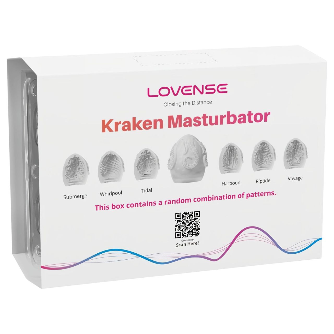 LOVENSE Kraken - maszturbációs tojás - 6db (fehér) LOVENSE Kraken - maszturbációs tojás - 6db (fehér)