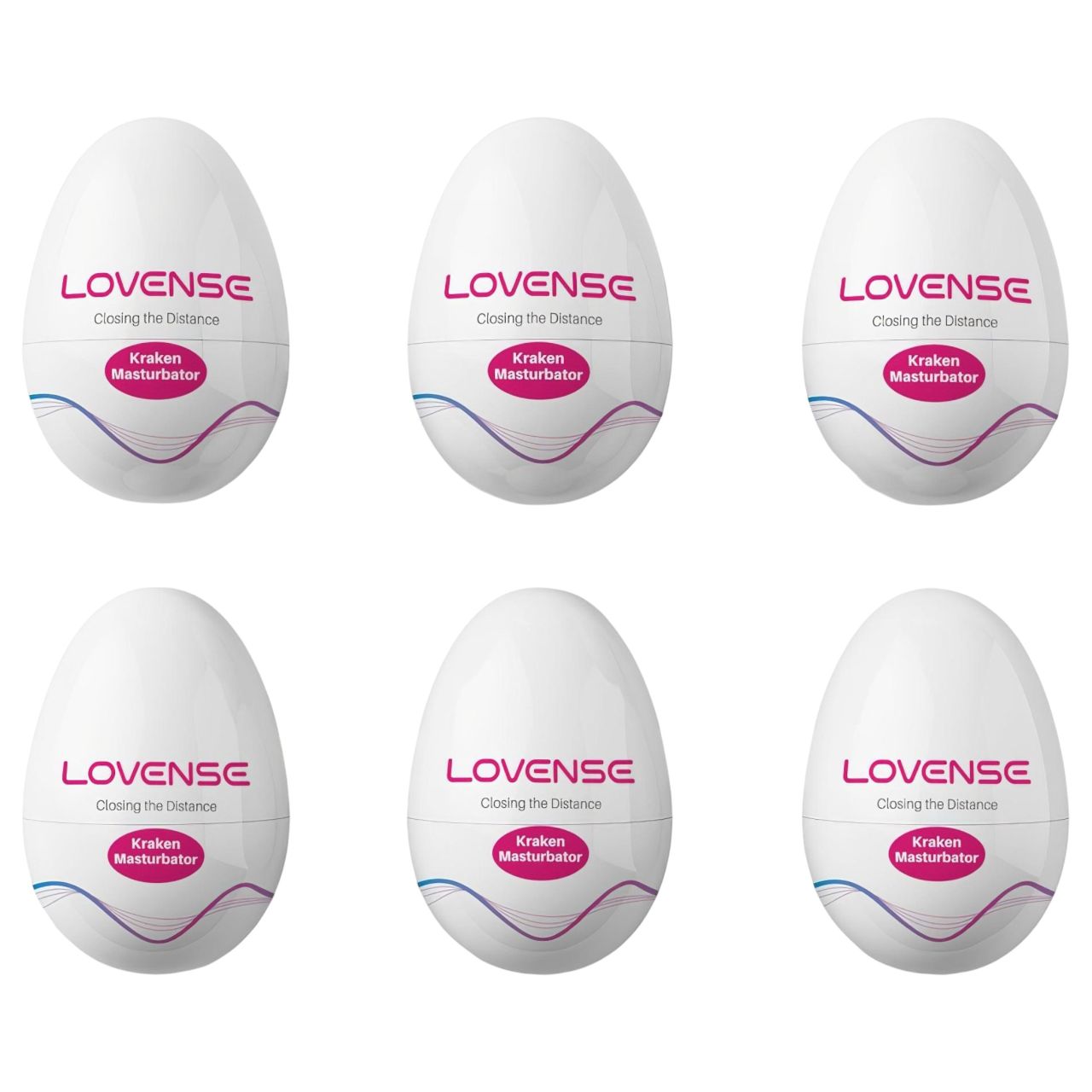 LOVENSE Kraken - maszturbációs tojás - 6db (fehér) LOVENSE Kraken - maszturbációs tojás - 6db (fehér)