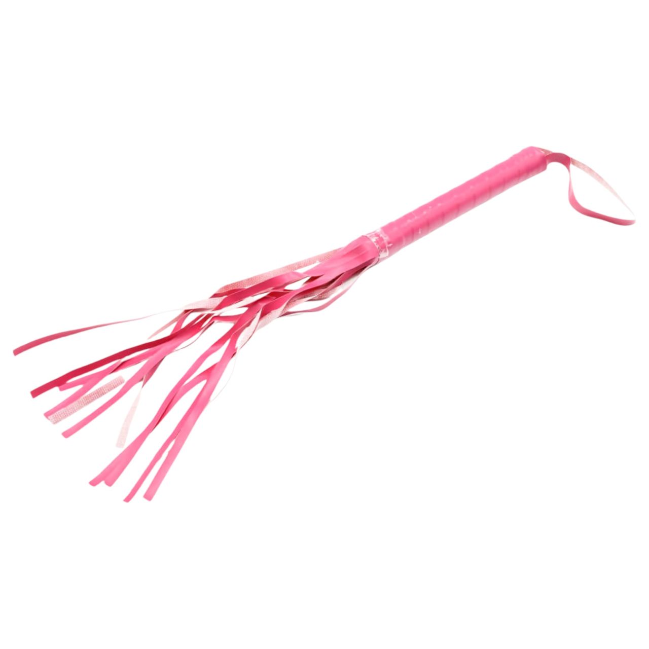 Műbőr BDSM korbács domina lovaglópálca (pink, 42 cm) Műbőr BDSM korbács domina lovaglópálca (pink, 42 cm)