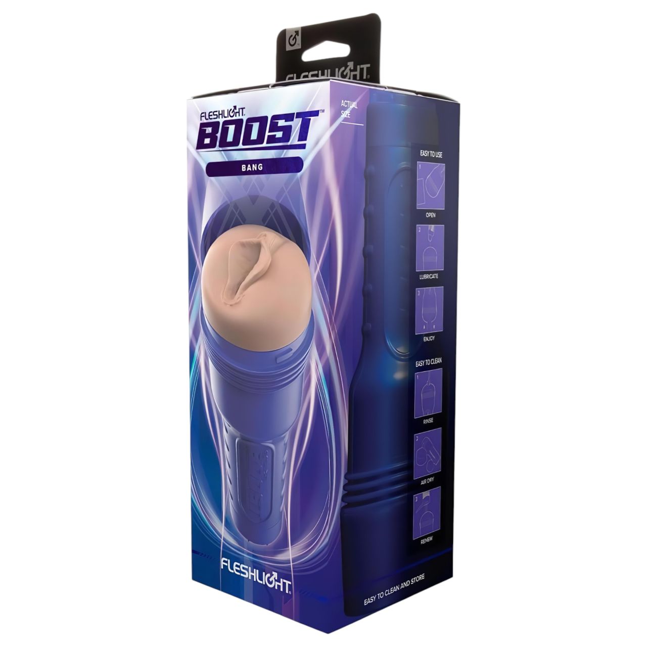 Fleshlight Boost Bang - élethű művagina maszturbátor (barna) Fleshlight Boost Bang - élethű művagina maszturbátor (barna)