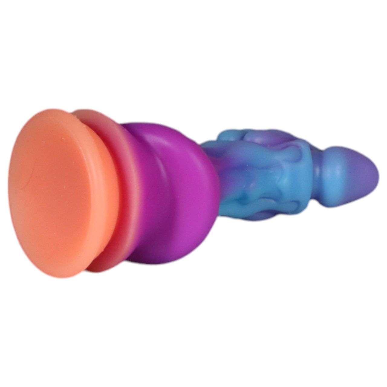 OgazR - világító sárkány dildó - 22 cm (lila-rózsaszín) OgazR - világító sárkány dildó - 22 cm (lila-rózsaszín)