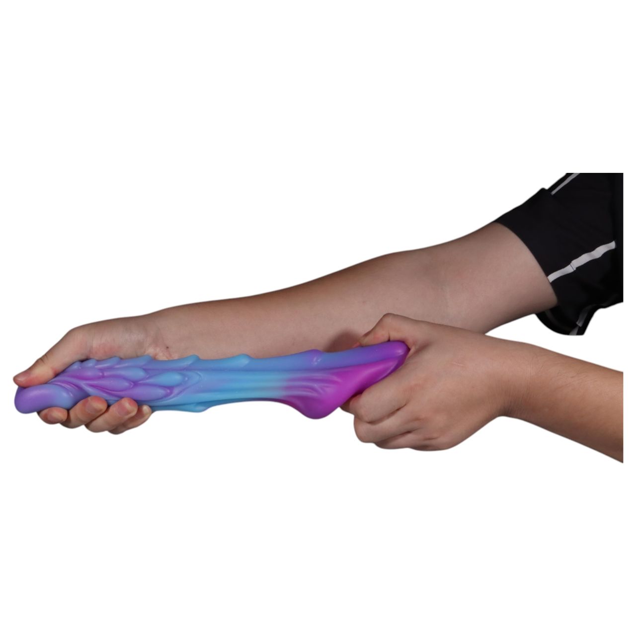 OgazR - világító sárkány dildó - 22 cm (lila-rózsaszín) OgazR - világító sárkány dildó - 22 cm (lila-rózsaszín)