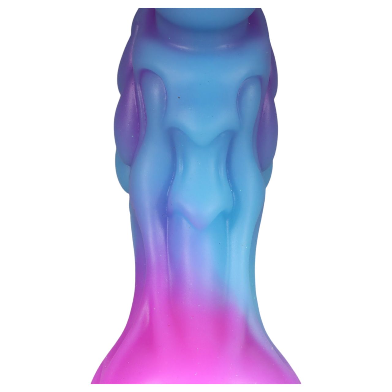 OgazR - világító sárkány dildó - 22 cm (lila-rózsaszín) OgazR - világító sárkány dildó - 22 cm (lila-rózsaszín)