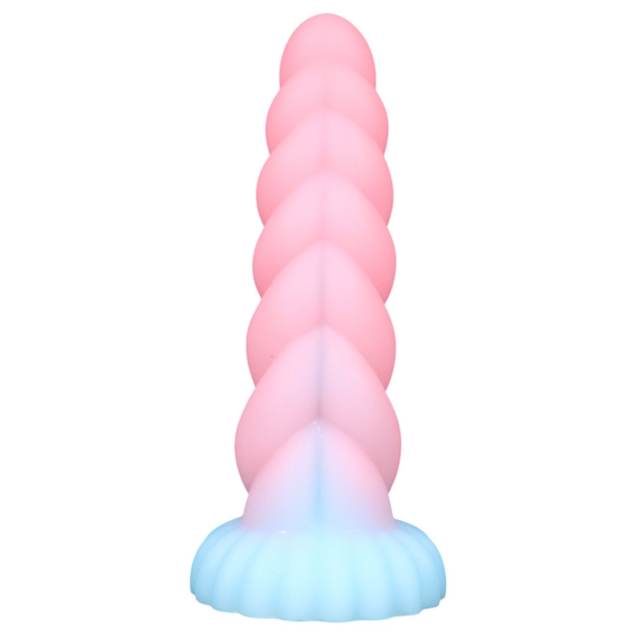 OgazR - világító unikornis dildó - 22 cm (szivárvány) OgazR - világító unikornis dildó - 22 cm (szivárvány)