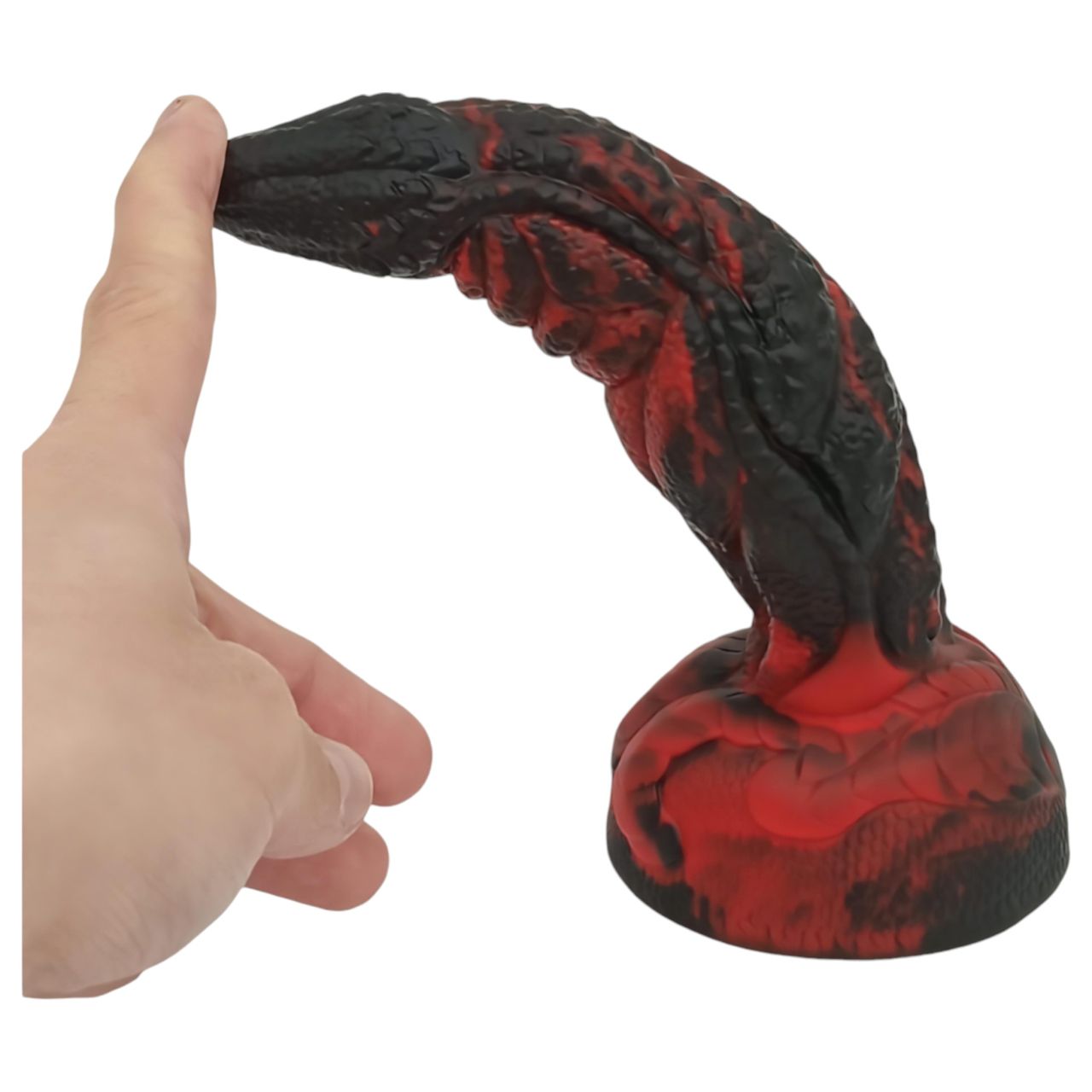 OgazR Hell Dong- barázdált dildó - 20 cm (piros) OgazR Hell Dong- barázdált dildó - 20 cm (piros)