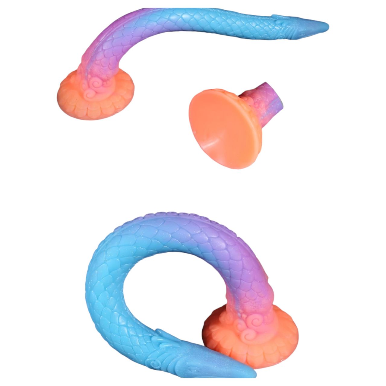 OgazR XXL Eel - foszforeszkáló anál dildó - 47 cm (pink) OgazR XXL Eel - foszforeszkáló anál dildó - 47 cm (pink)