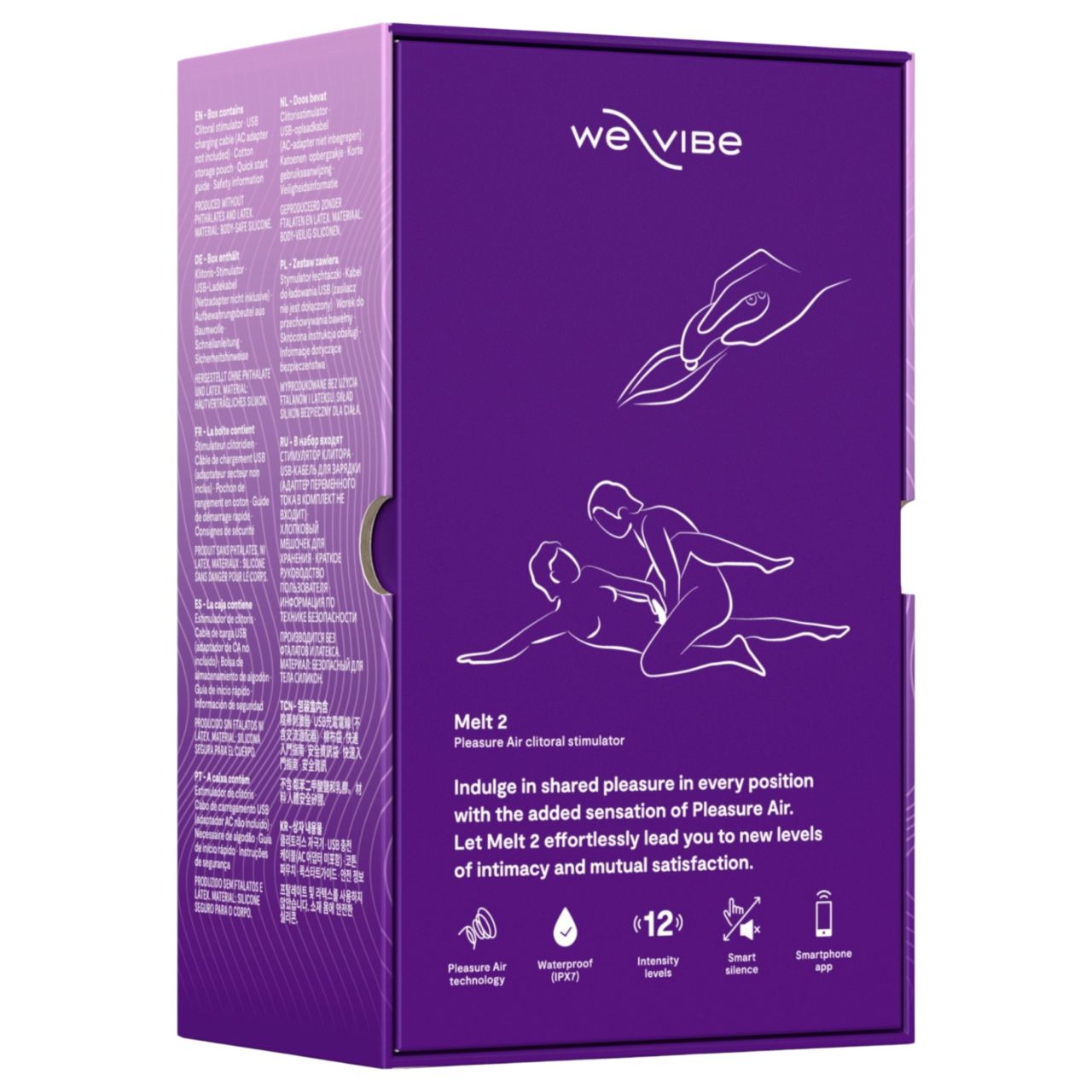 We-Vibe Melt 2 - App-vezérelt léghullámos csiklóizgató (lila) We-Vibe Melt 2 - App-vezérelt léghullámos csiklóizgató (lila)