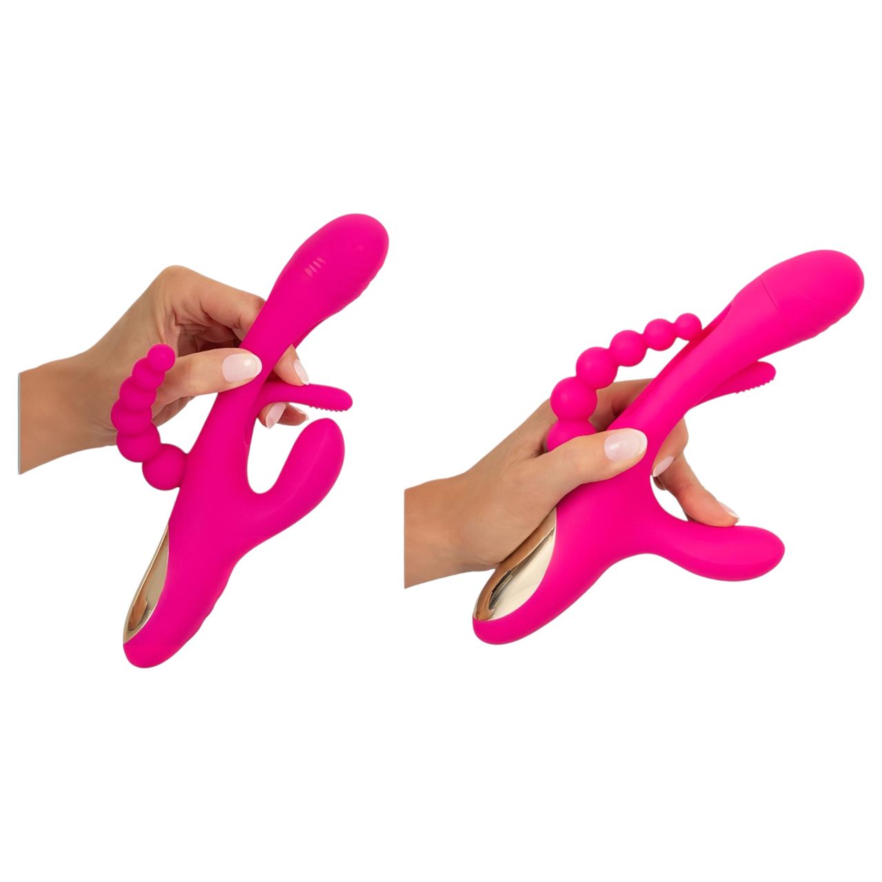 SMILE - tripla karos, nyelves vibrátor (pink) SMILE - tripla karos, nyelves vibrátor (pink)
