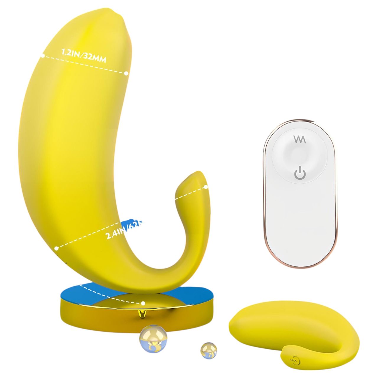 Sex HD - App-vezérelt vibrációs tojás (sárga) Sex HD - App-vezérelt vibrációs tojás (sárga)