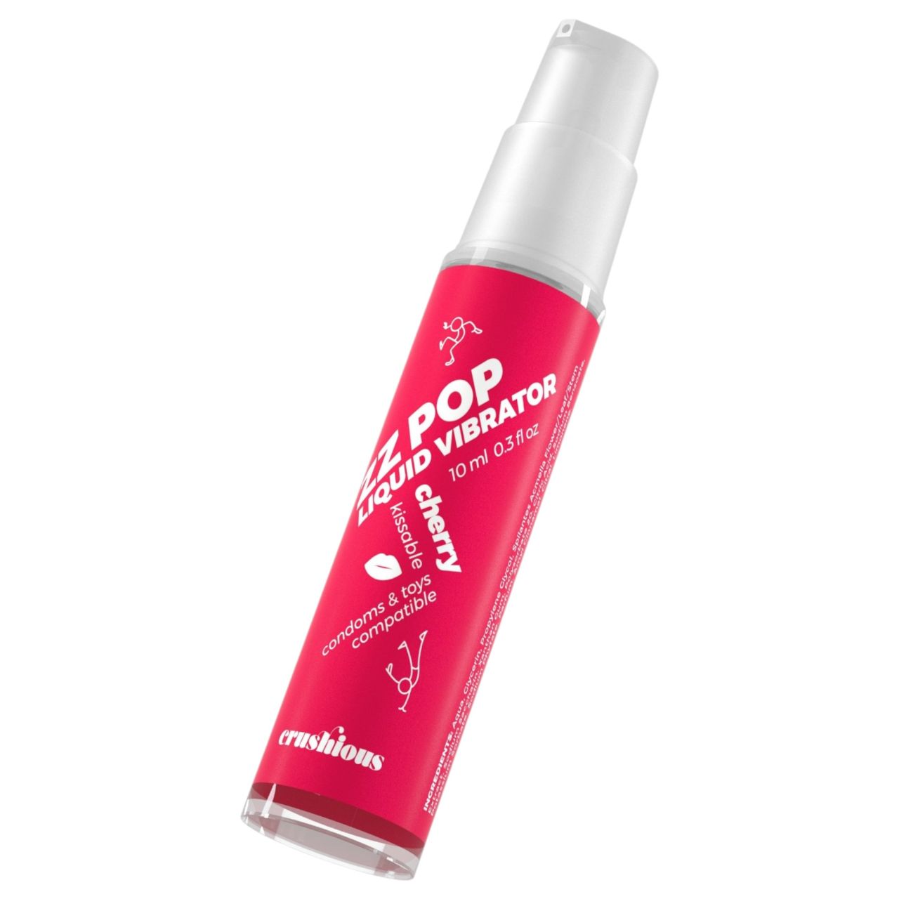 Crushious ZZ POP - ehető folyékony vibrátor, cseresznye (10ml) Crushious ZZ POP - ehető folyékony vibrátor, cseresznye (10ml)