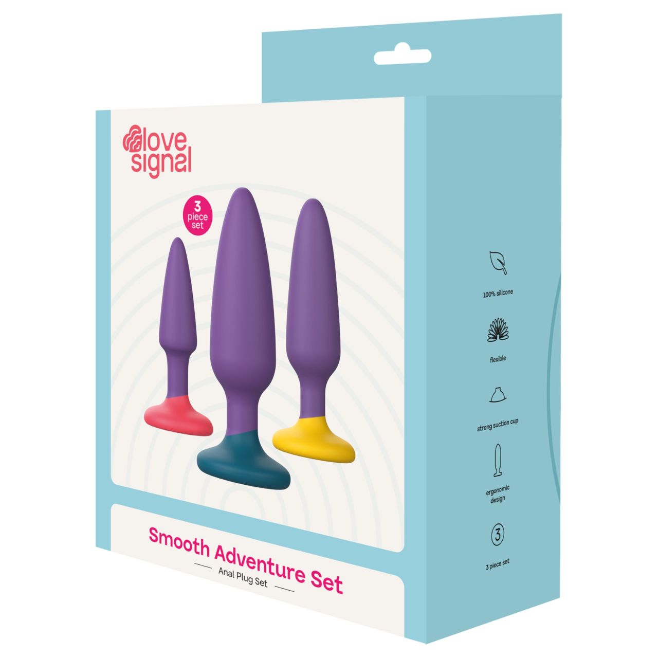 Dreamtoys Love Signal - anál plug szett (lila) Dreamtoys Love Signal - anál plug szett (lila)
