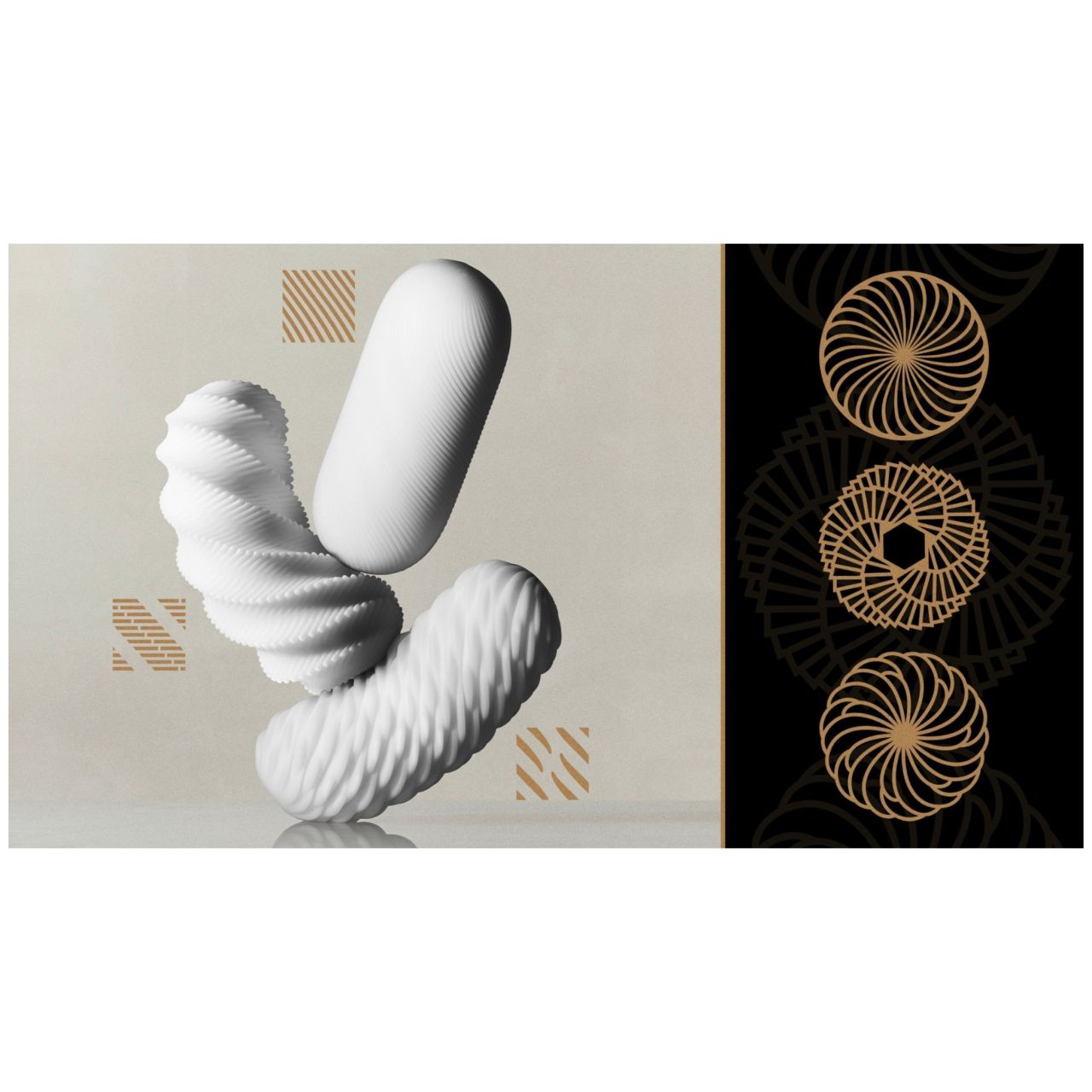 TENGA 3Dx Flow - hullámos mintás maszturbátor (fehér) TENGA 3Dx Flow - hullámos mintás maszturbátor (fehér)