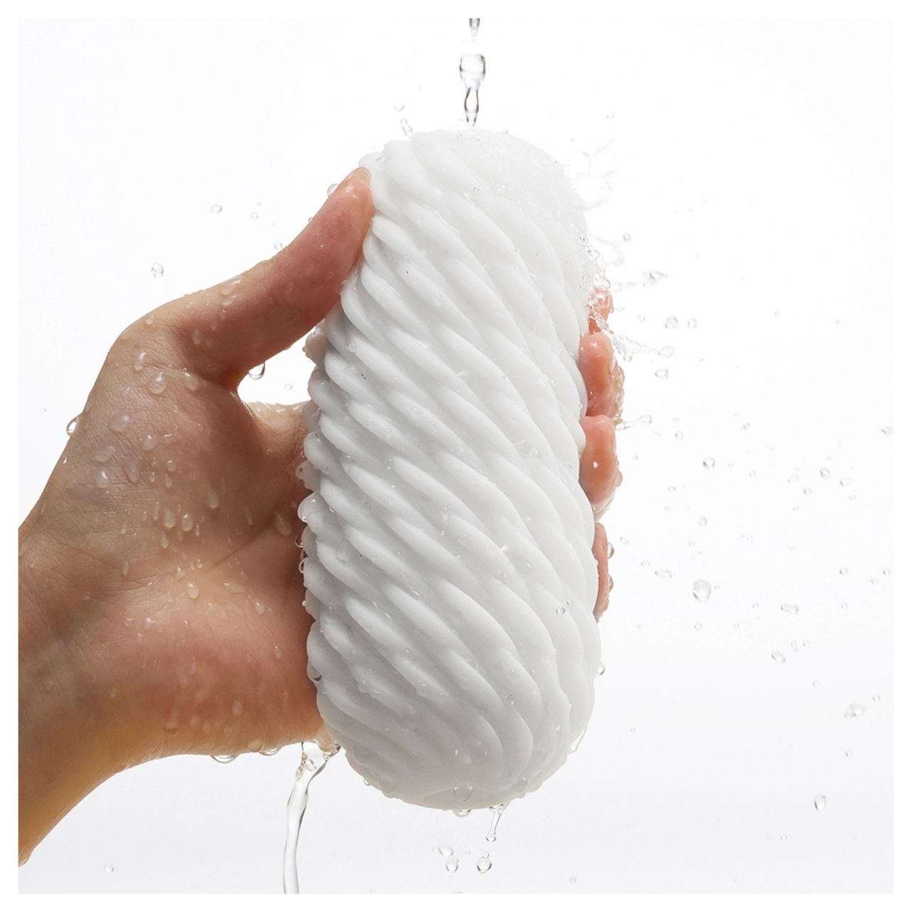 TENGA 3Dx Flow - hullámos mintás maszturbátor (fehér) TENGA 3Dx Flow - hullámos mintás maszturbátor (fehér)