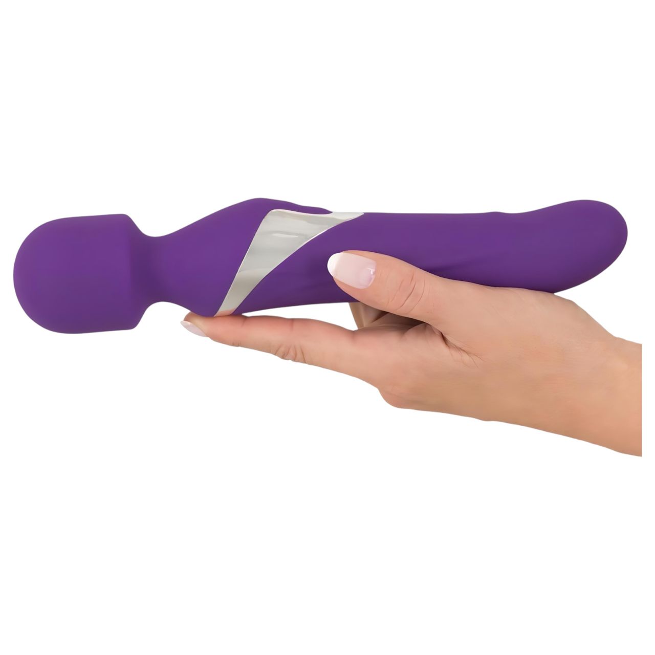 Javida Wand & Pearl - 2in1 masszírozó vibrátor (lila) Javida Wand & Pearl - 2in1 masszírozó vibrátor (lila)