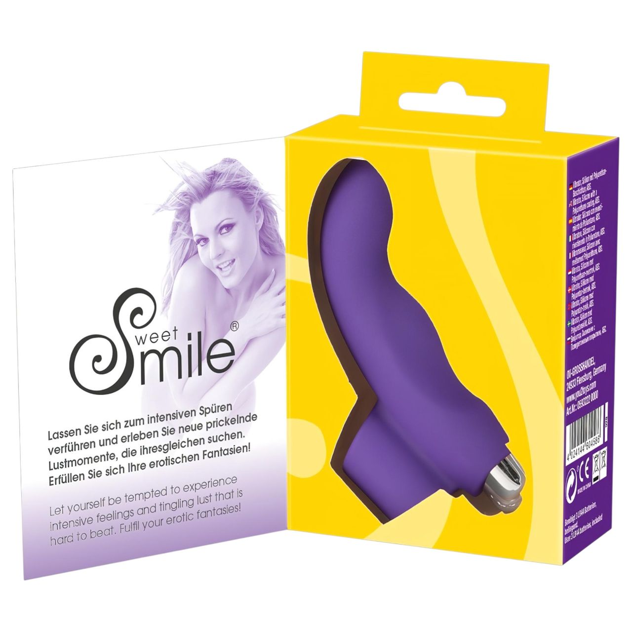 SMILE Finger - hullámos, szilikon ujjvibrátor (lila) SMILE Finger - hullámos, szilikon ujjvibrátor (lila)