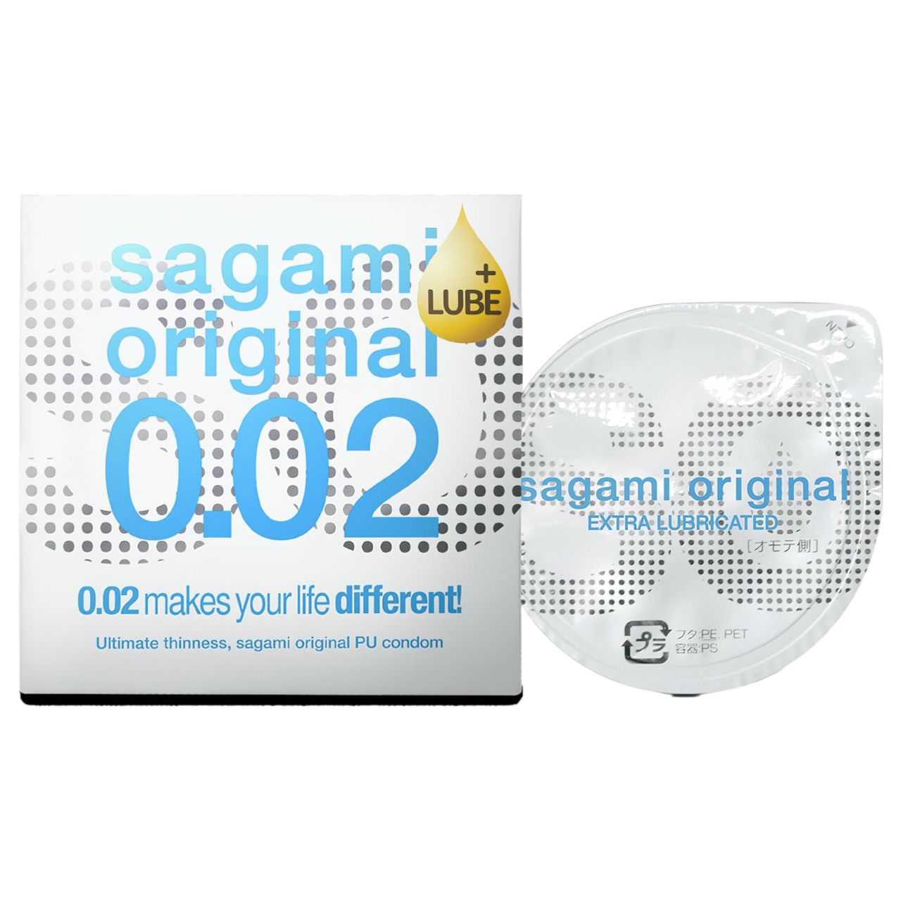 Sagami Original 0,02 - extra síkosított óvszer - 55 mm (1 db) Sagami Original 0,02 - extra síkosított óvszer - 55 mm (1 db)