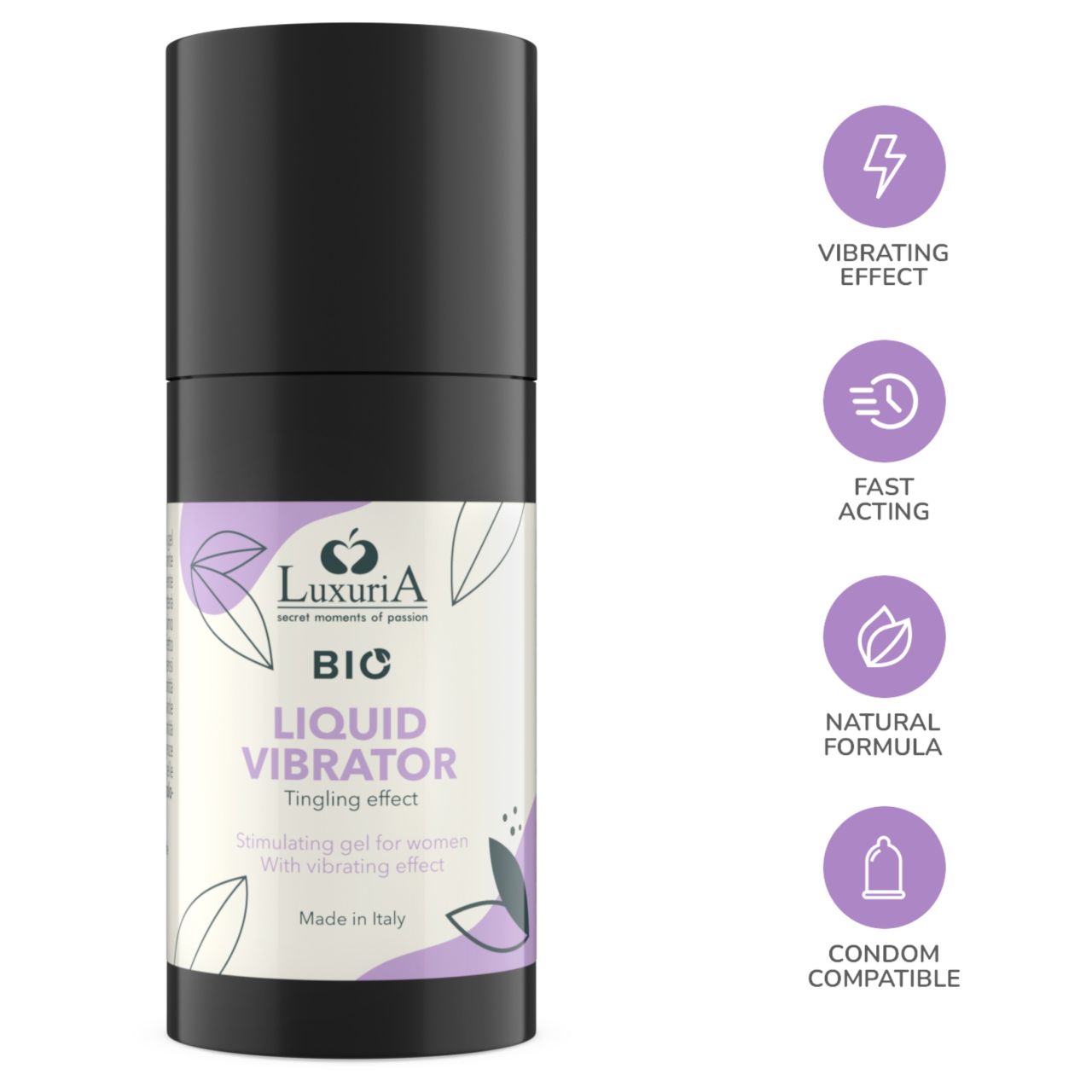 Intimateline Luxuria BIO - folyékony vibrátor gél nőknek (15ml)