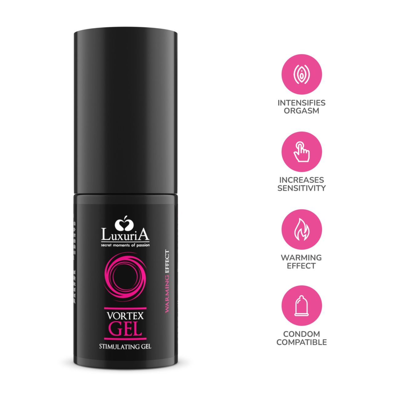 Intimateline Luxuria Vortex - melegítő hatású izgató gél nőknek (30ml)