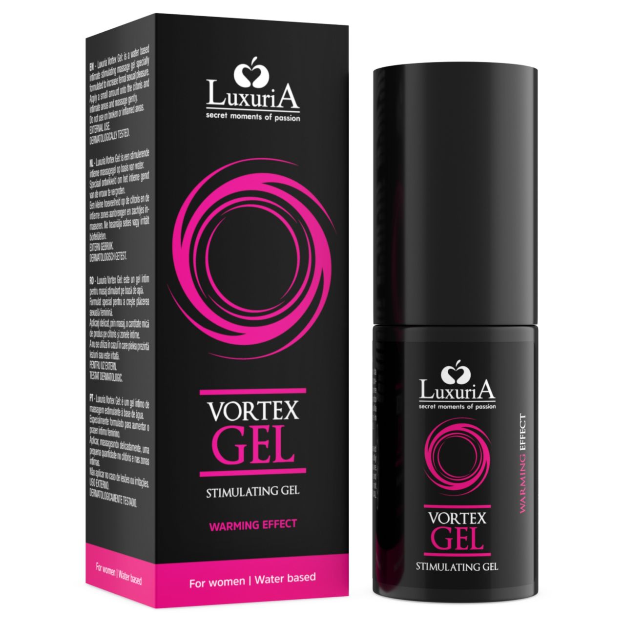 Intimateline Luxuria Vortex - melegítő hatású izgató gél nőknek (30ml)
