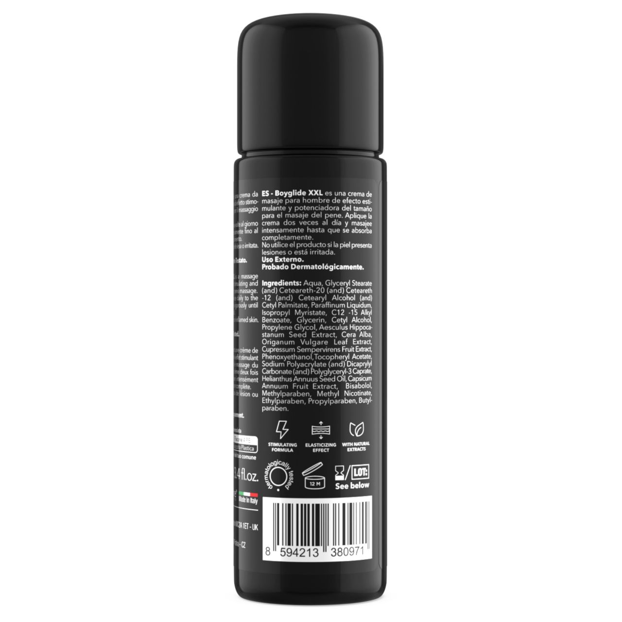 Intimateline Boyglide XXL - intim masszázskrém férfiaknak (100ml)