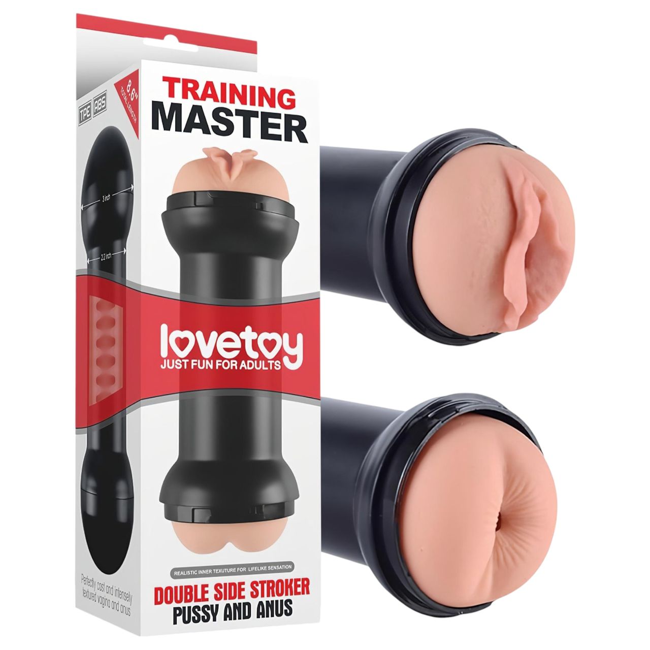 Lovetoy - punci és popsi maszturbátor (testszínű) Lovetoy - punci és popsi maszturbátor (testszínű)