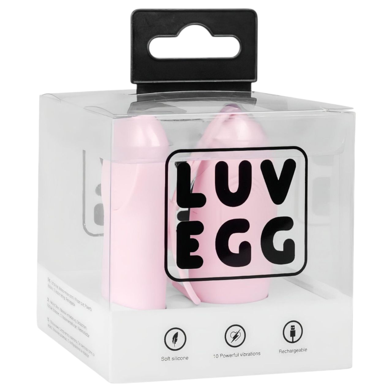 LUV EGG - hordható akkus, rádiós vibrációs tojás (pink)