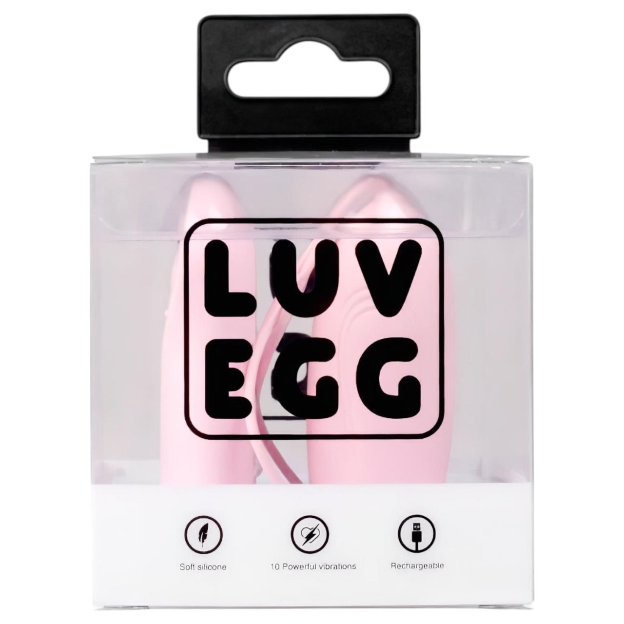 LUV EGG - hordható akkus, rádiós vibrációs tojás (pink)