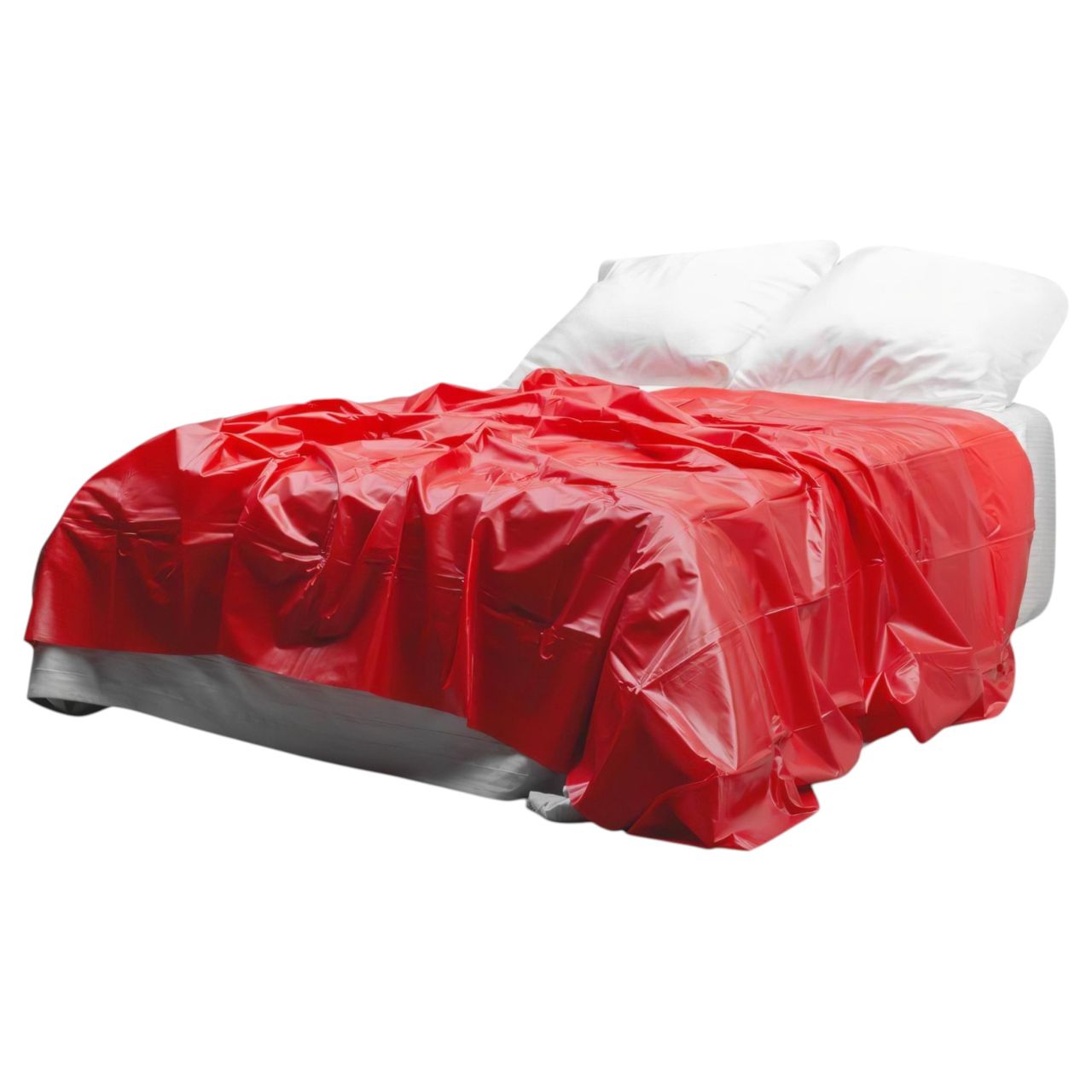 EasyToys - lakk lepedő - 180 × 230 cm (piros)