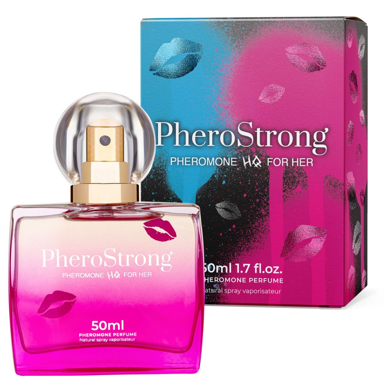 PheroStrong HQ for Her - feromon parfüm nőknek (50 ml) PheroStrong HQ for Her - feromon parfüm nőknek (50 ml)