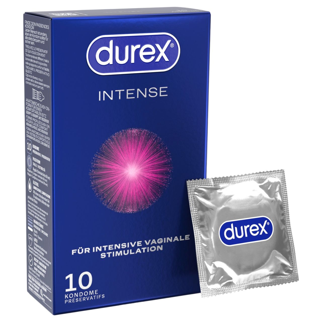 Durex Intense - Orgasmic óvszer (10 db)