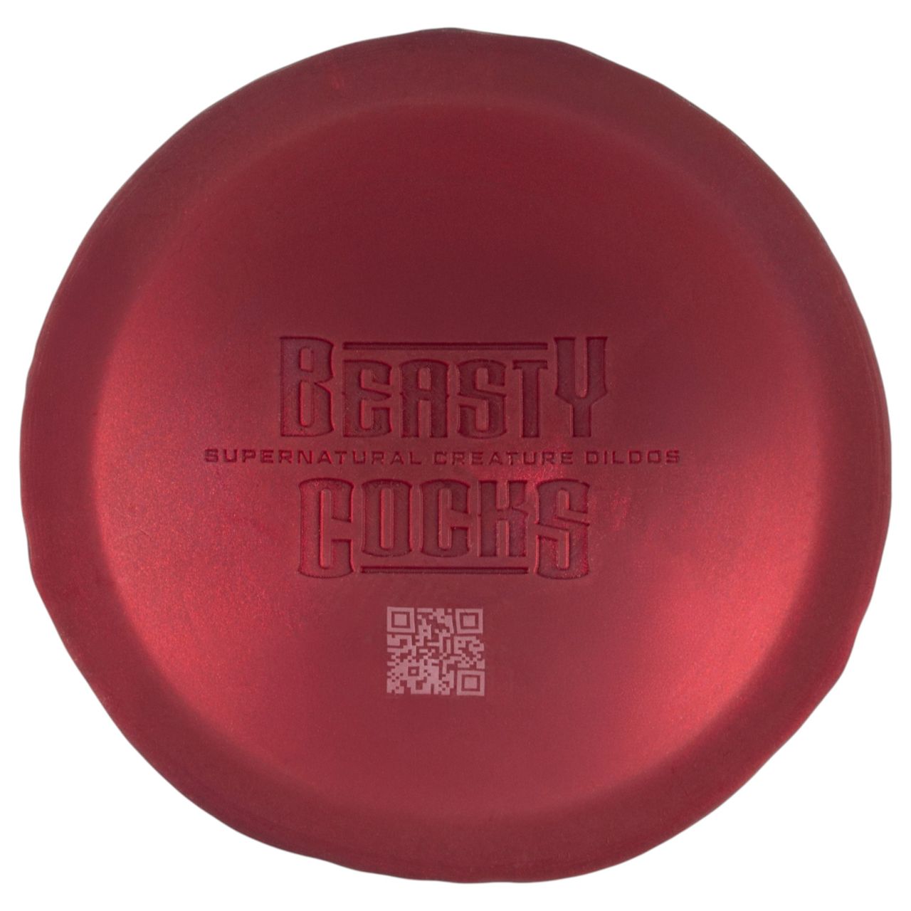 Beasty Cocks - Werewolf Willie dildó tapadókoronggal - bordó (21 cm)