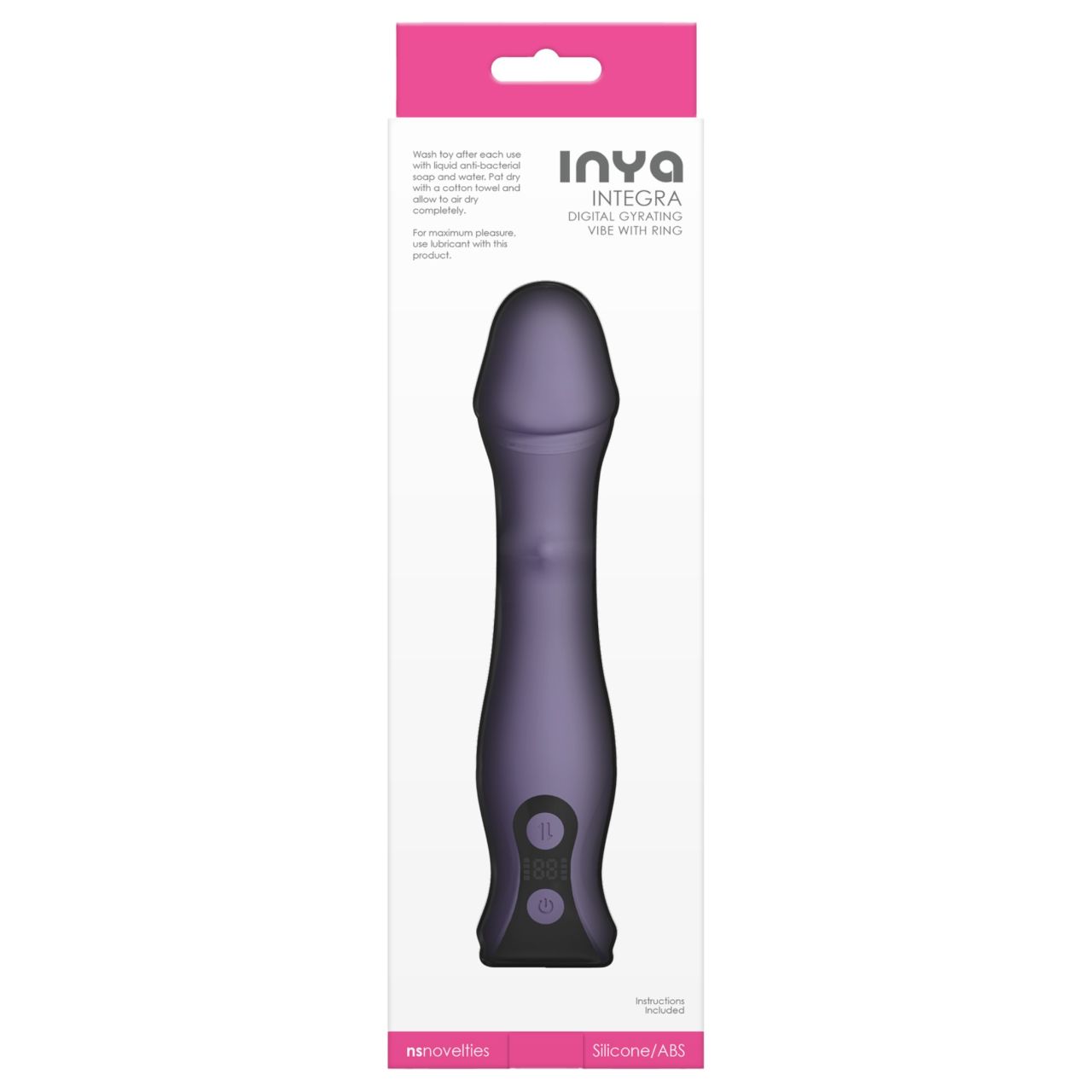 NS Novelties - lökő, forgó vibrátor (lila)