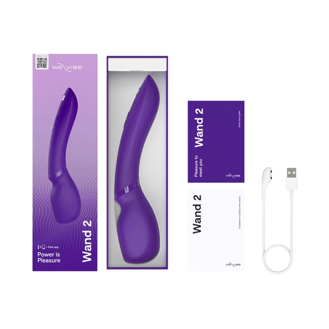 We-Vibe Wand 2 - App-vezérelt masszírozó vibrátor