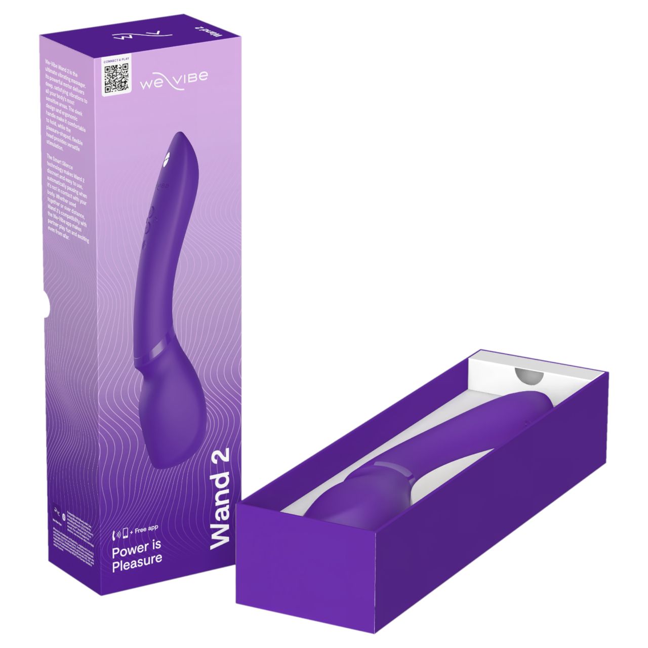 We-Vibe Wand 2 - App-vezérelt masszírozó vibrátor