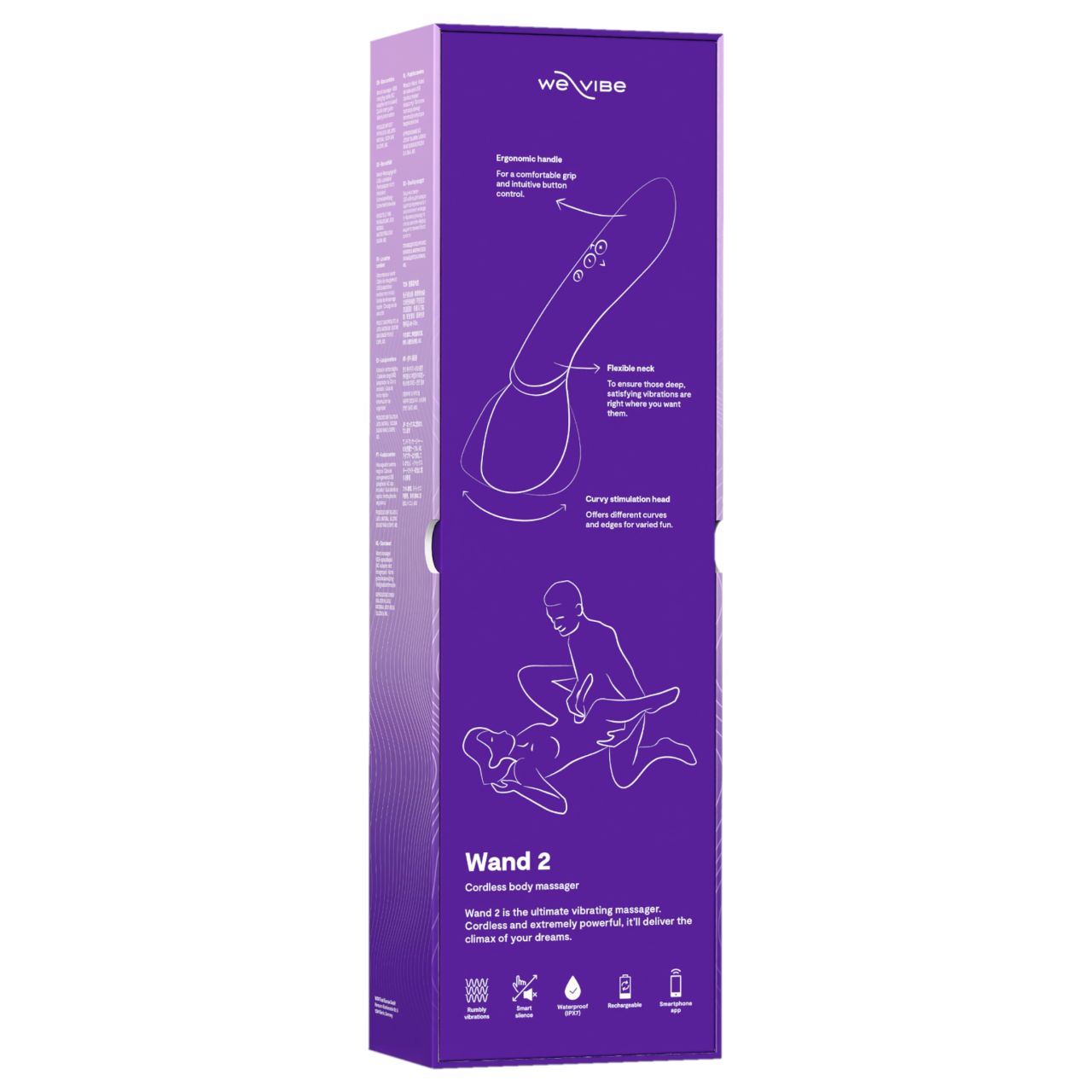 We-Vibe Wand 2 - App-vezérelt masszírozó vibrátor