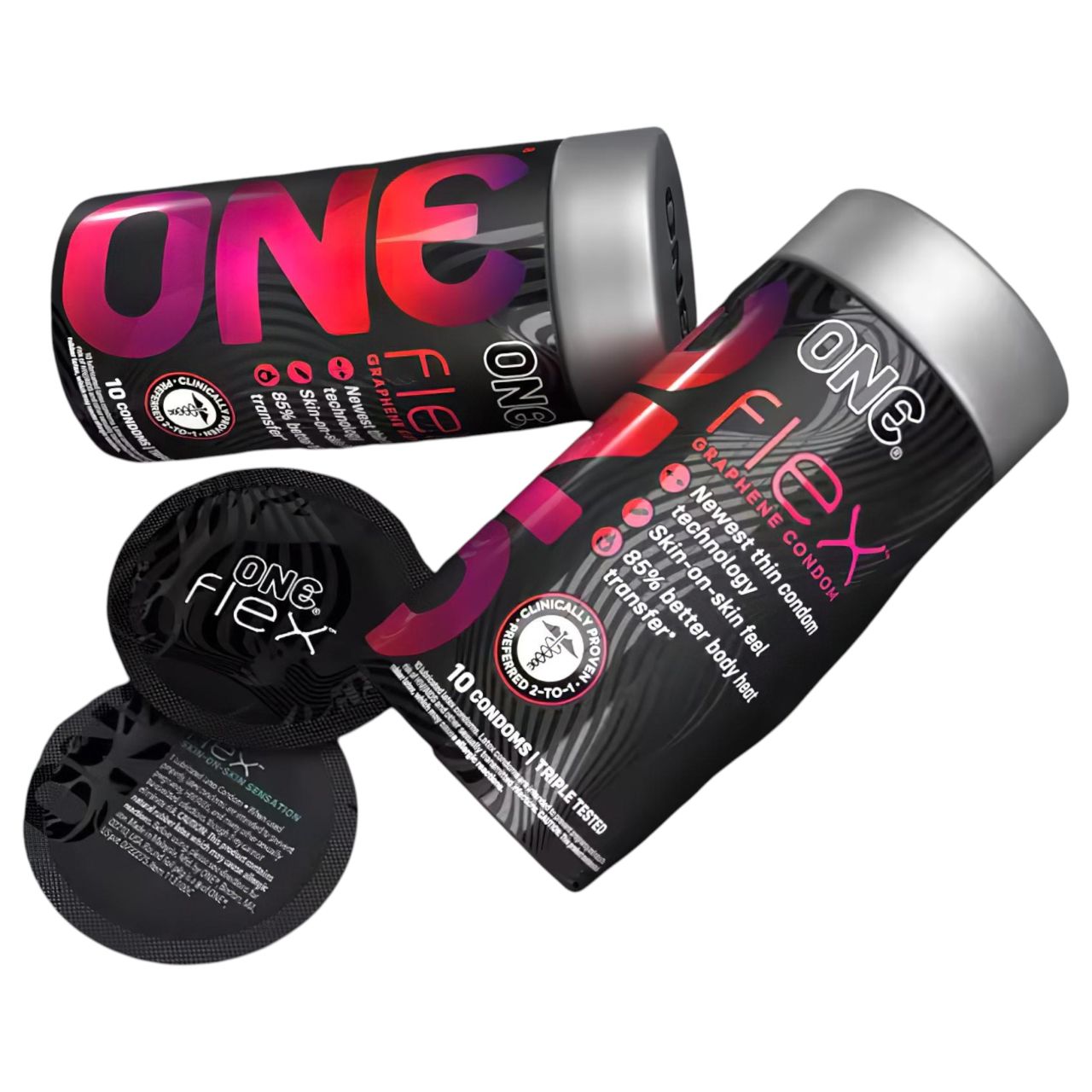 ONE Flex - grafén anyagú óvszer (12 db) ONE Flex - grafén anyagú óvszer (12 db)
