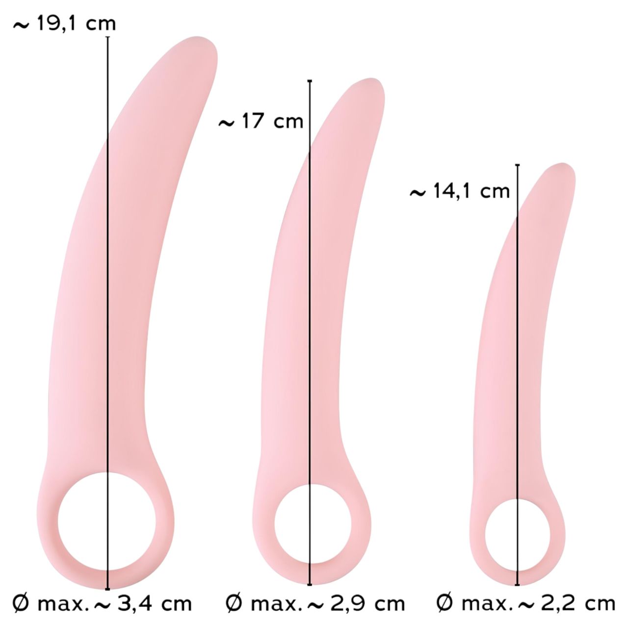 Smile Vaginal Trainers - Vaginális Tréner Szett 3 Méretben (Medencefenék Erősítő) Smile Vaginal Trainers - Vaginális Tréner Szett 3 Méretben (Medencefenék Erősítő)
