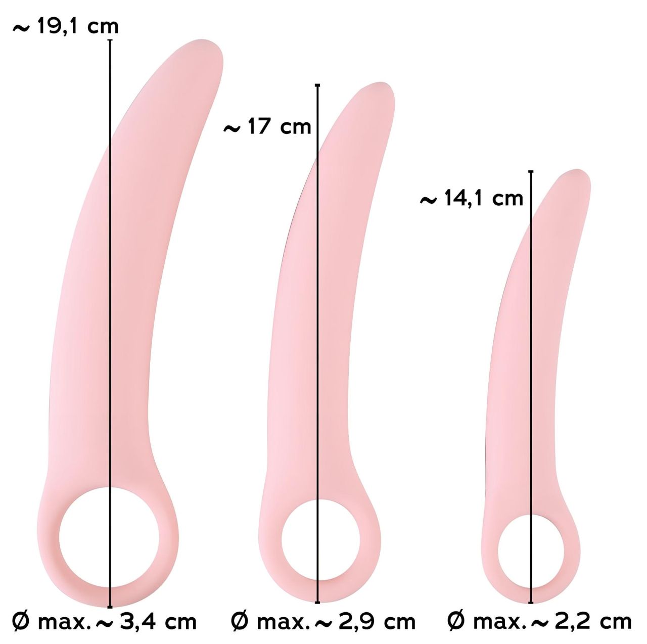 Smile Vaginal Trainers - Vaginális Tréner Szett 3 Méretben (Medencefenék Erősítő) Smile Vaginal Trainers - Vaginális Tréner Szett 3 Méretben (Medencefenék Erősítő)