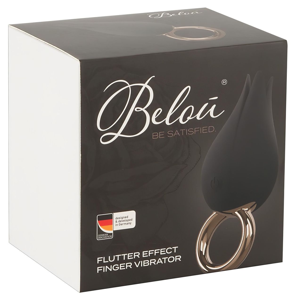 / Belou - akkus, vízálló csikló vibrátor (fekete)