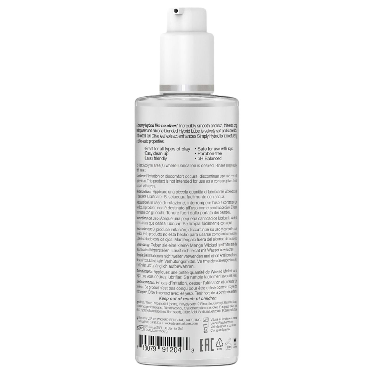 Wicked Simply Hybrid - vegyesbázisú síkosító (120 ml)