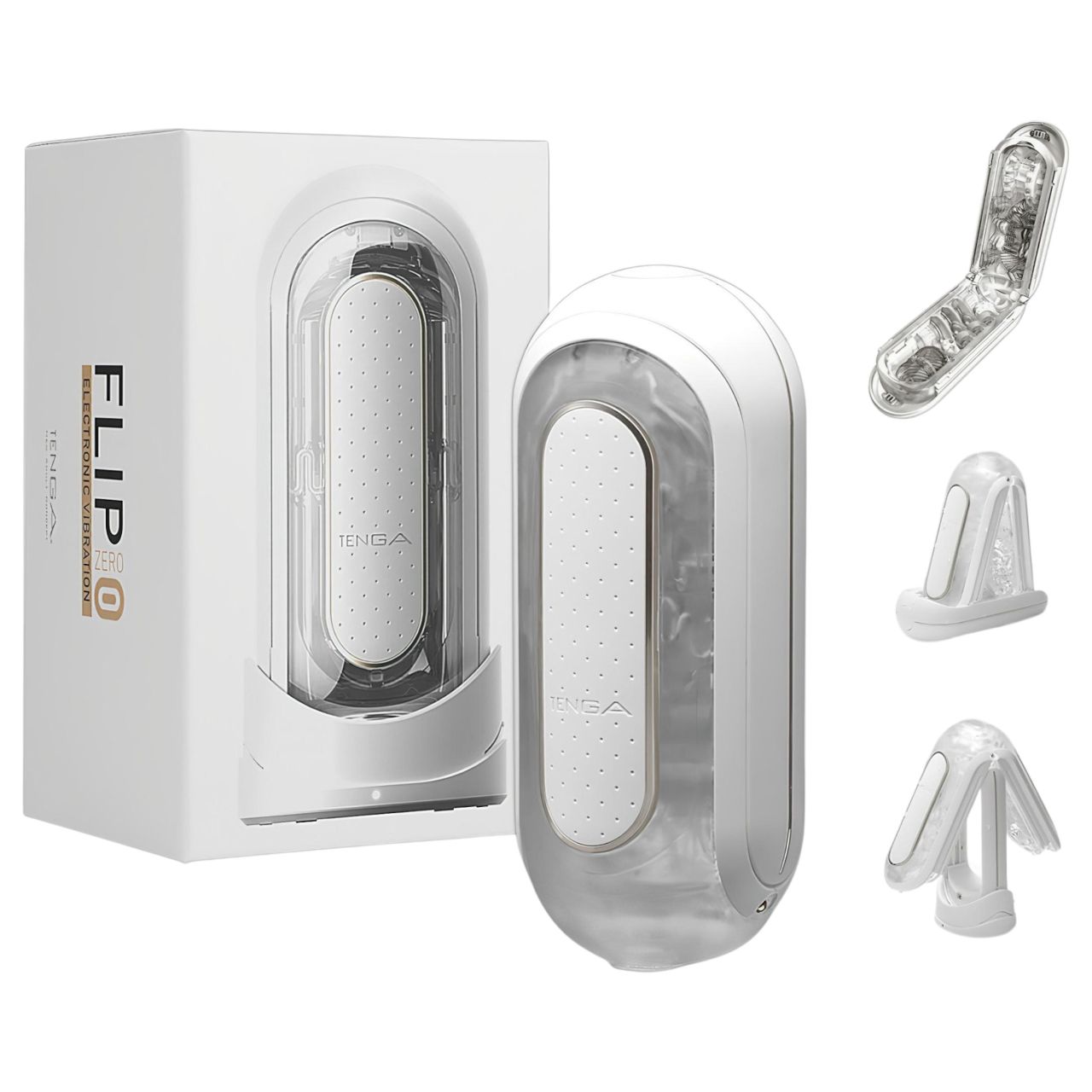TENGA Flip Zero - vibrációs maszturbátor (fehér) TENGA Flip Zero - vibrációs maszturbátor (fehér)
