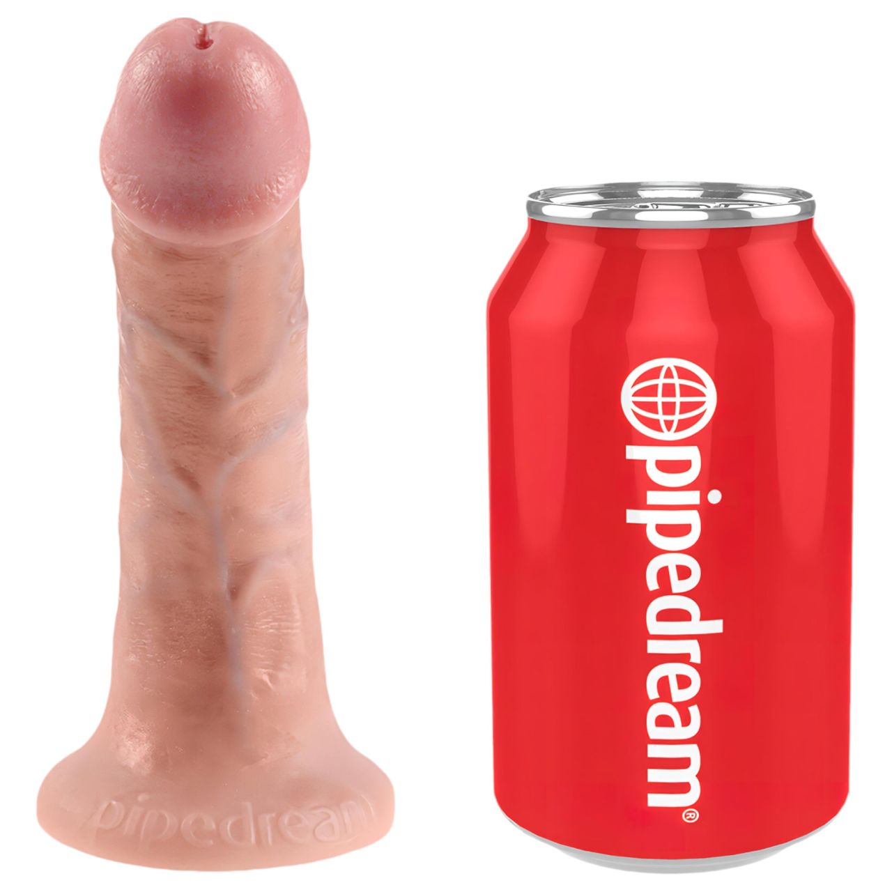 King Cock Strap-on 6 - felcsatolható dildó (testszínű)