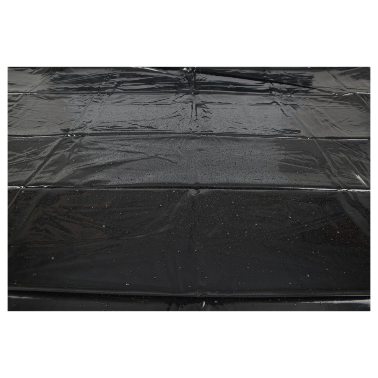 Fetish - lakk lepedő - 200 × 230 cm (fekete)