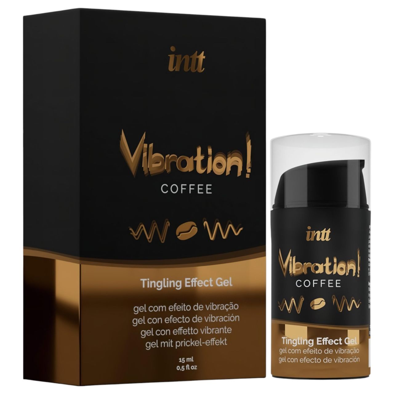 Intt Vibration! - folyékony vibrátor - kávé (15 ml) Intt Vibration! - folyékony vibrátor - kávé (15 ml)