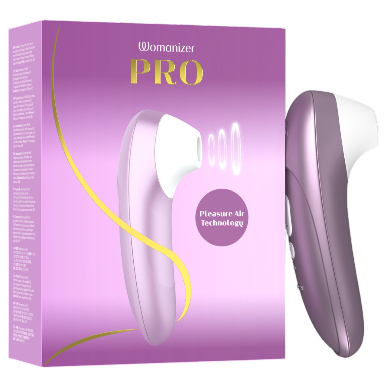 Womanizer Pro - léghullámos csiklóizgató (lila) Womanizer Pro - léghullámos csiklóizgató (lila)