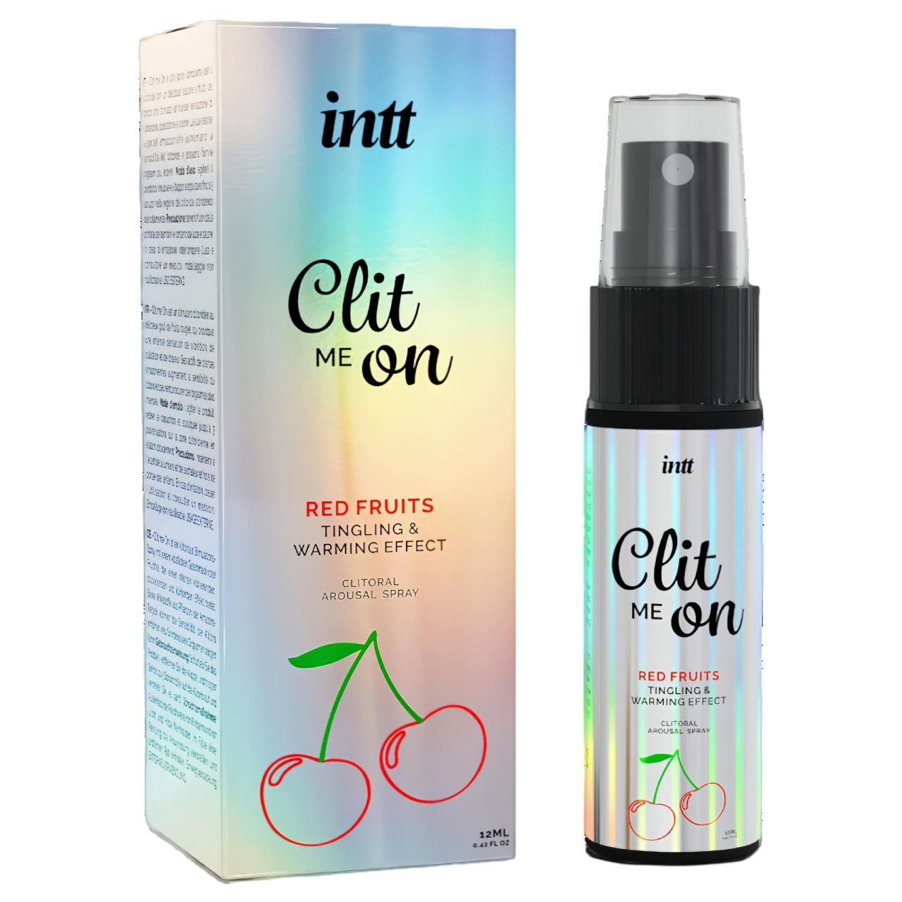 intt Clit Me On - folyékony vibrátor csiklóspray - piros gyümölcs (12ml)