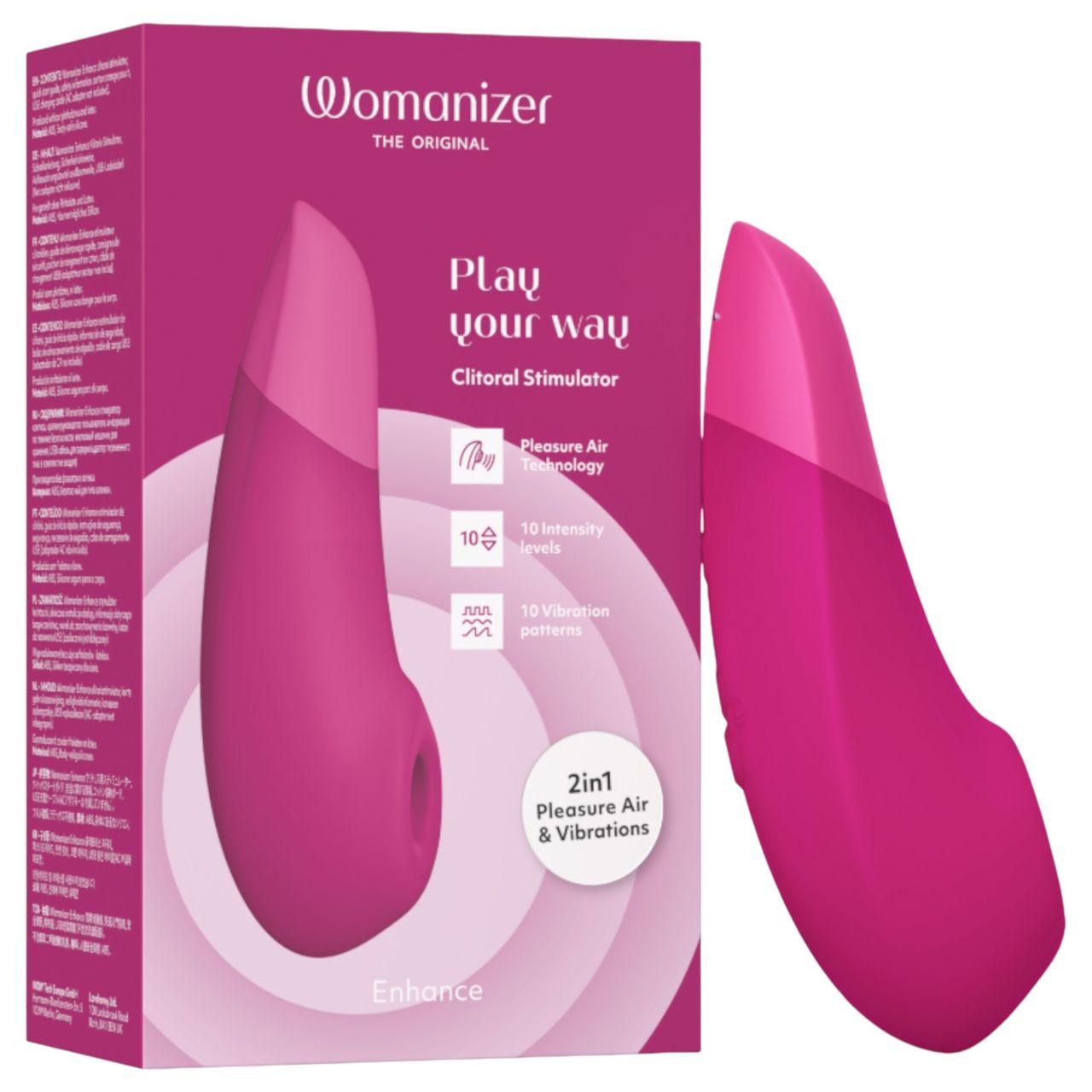 Womanizer Enhance 2in1 csiklószívó + vibrátor (rózsaszín) Womanizer Enhance 2in1 csiklószívó + vibrátor (rózsaszín)